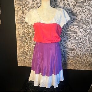Julie Dillon Saks Off 5th “Charmed Violet” silk dress
